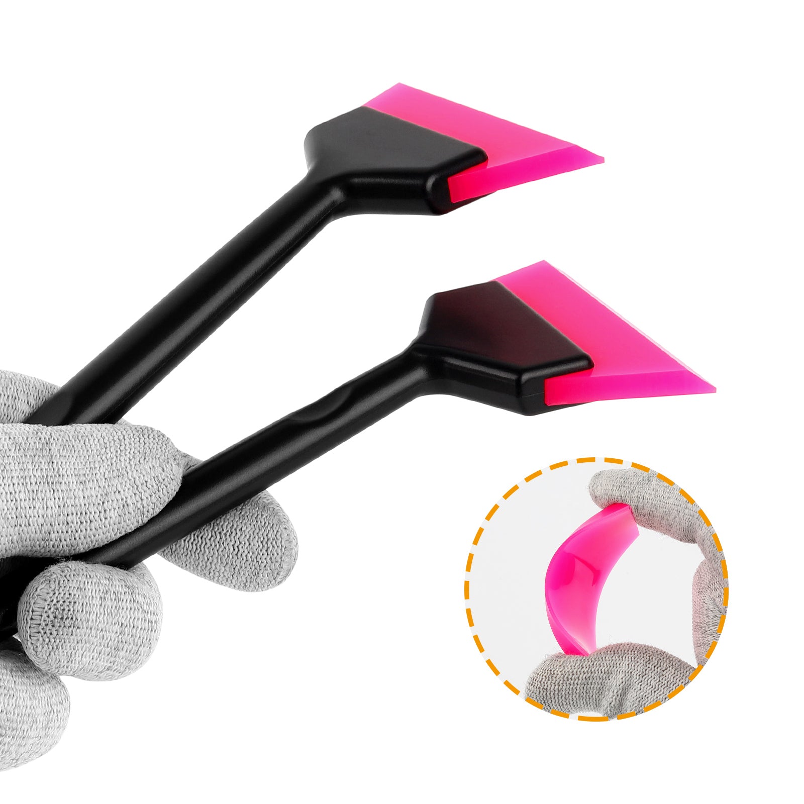 Small Squeegee - Long Handle Slim Reach Tool