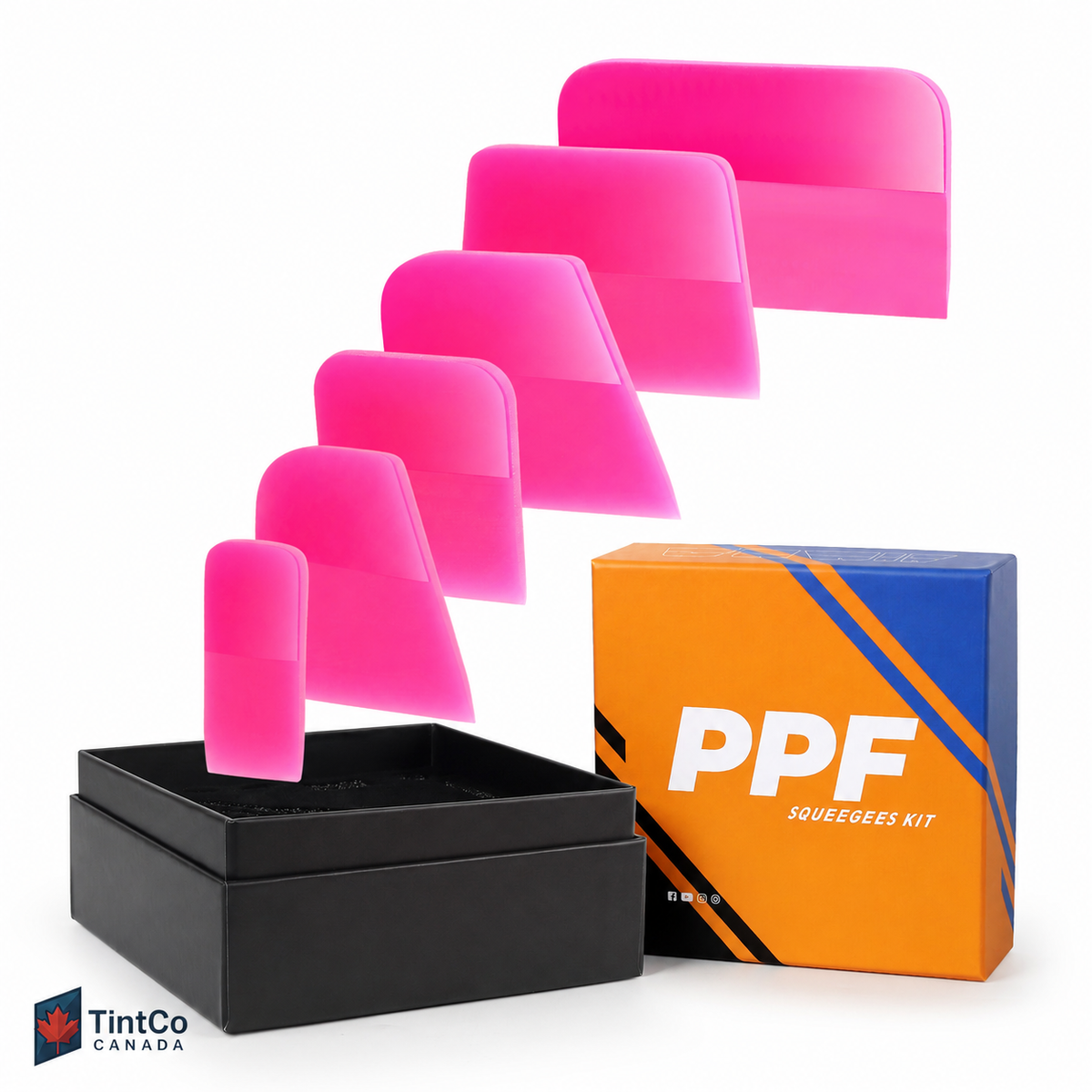 Pink PPF Squeegee Box (6-Pack)