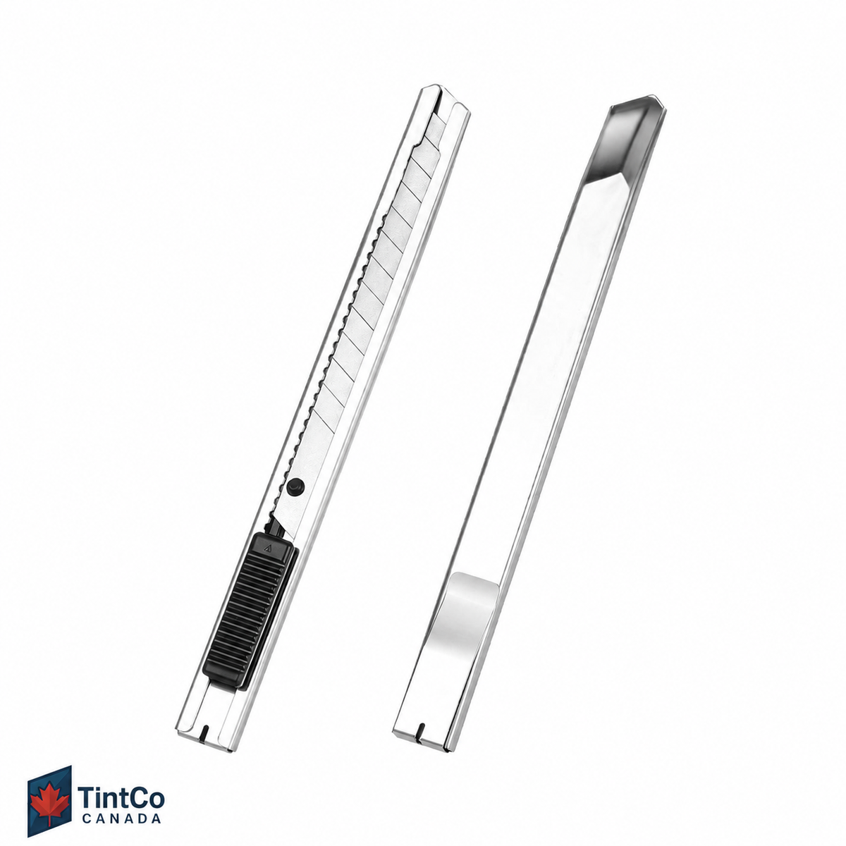 Auto-Lock Stainless Steel Utility Knife with 9mm Blade